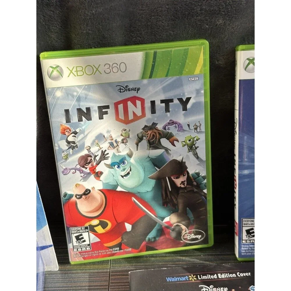 Disney Infinity Xbox 360 Jasmine Rapunzel‎ Anna Ronan Book Discs Figures Games